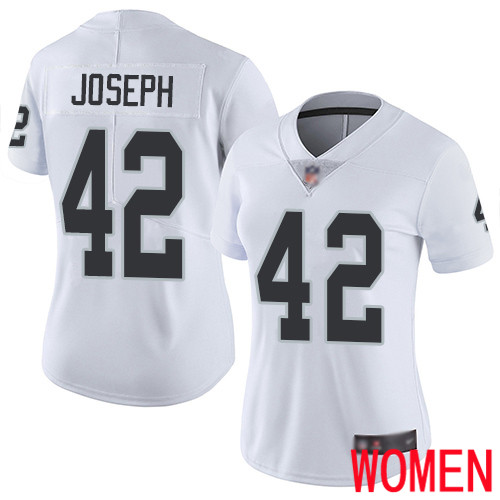 Oakland Raiders Limited White Women Karl Joseph Road Jersey NFL Football #42 Vapor Untouchable Jersey